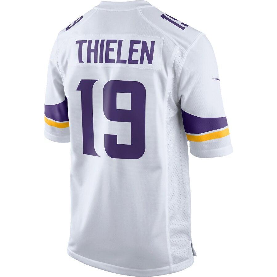 Adam Thielen 19 Minnesota Vikings White Game Jersey