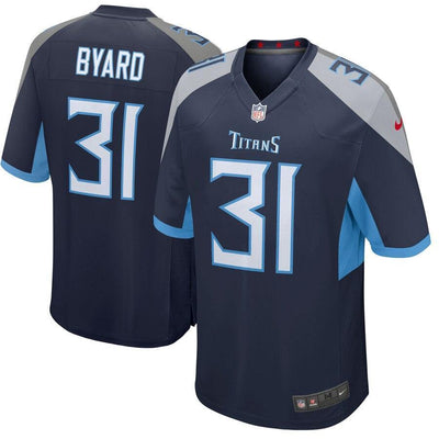 Kevin Byard 31 Tennessee Titans Navy New 2018 Game Jersey
