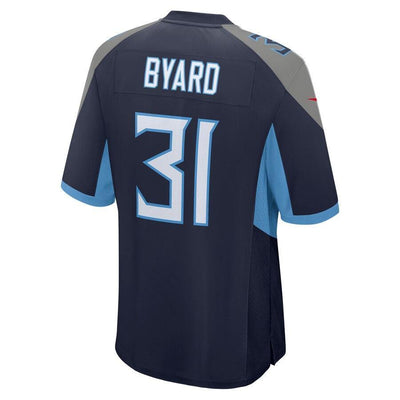 Kevin Byard 31 Tennessee Titans Navy New 2018 Game Jersey