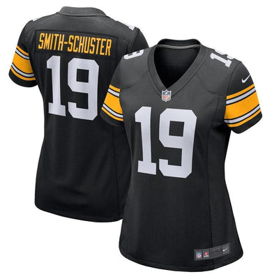 JuJu Smith-Schuster 14 Pittsburgh Steelers Women's Black Alternate Game Jersey