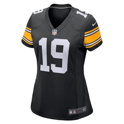 JuJu Smith-Schuster 14 Pittsburgh Steelers Women's Black Alternate Game Jersey