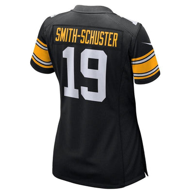 JuJu Smith-Schuster 14 Pittsburgh Steelers Women's Black Alternate Game Jersey