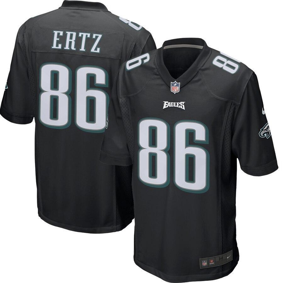 Zach Ertz 86 Philadelphia Eagles Black Game Event Jersey