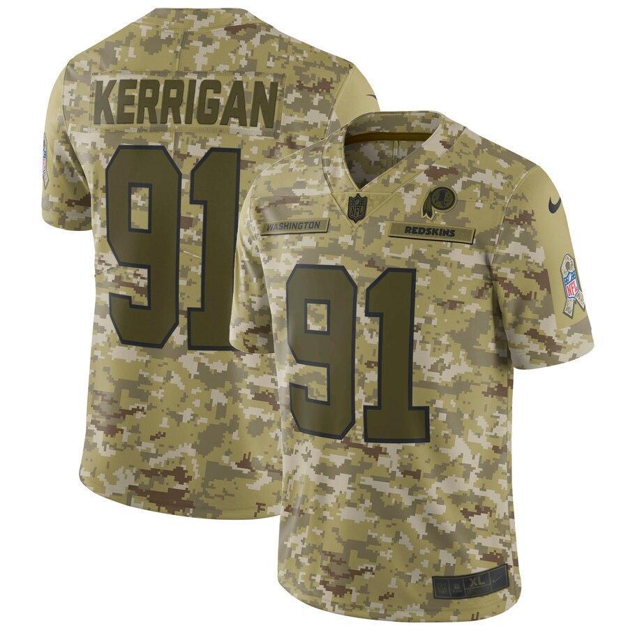 Ryan Kerrigan 91 Washington Redskins Camo Salute to Service Limited Jersey