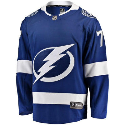 Victor Hedman Tampa Bay Lightning  Branded Home Premier Breakaway Player Jersey – Blue