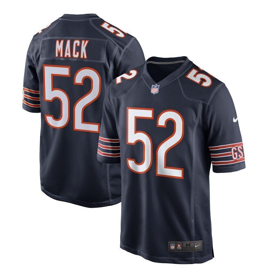 Khalil Mack 52 Chicago Bears Game Jersey
