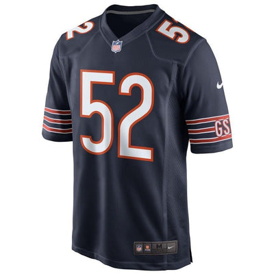 Khalil Mack 52 Chicago Bears Game Jersey