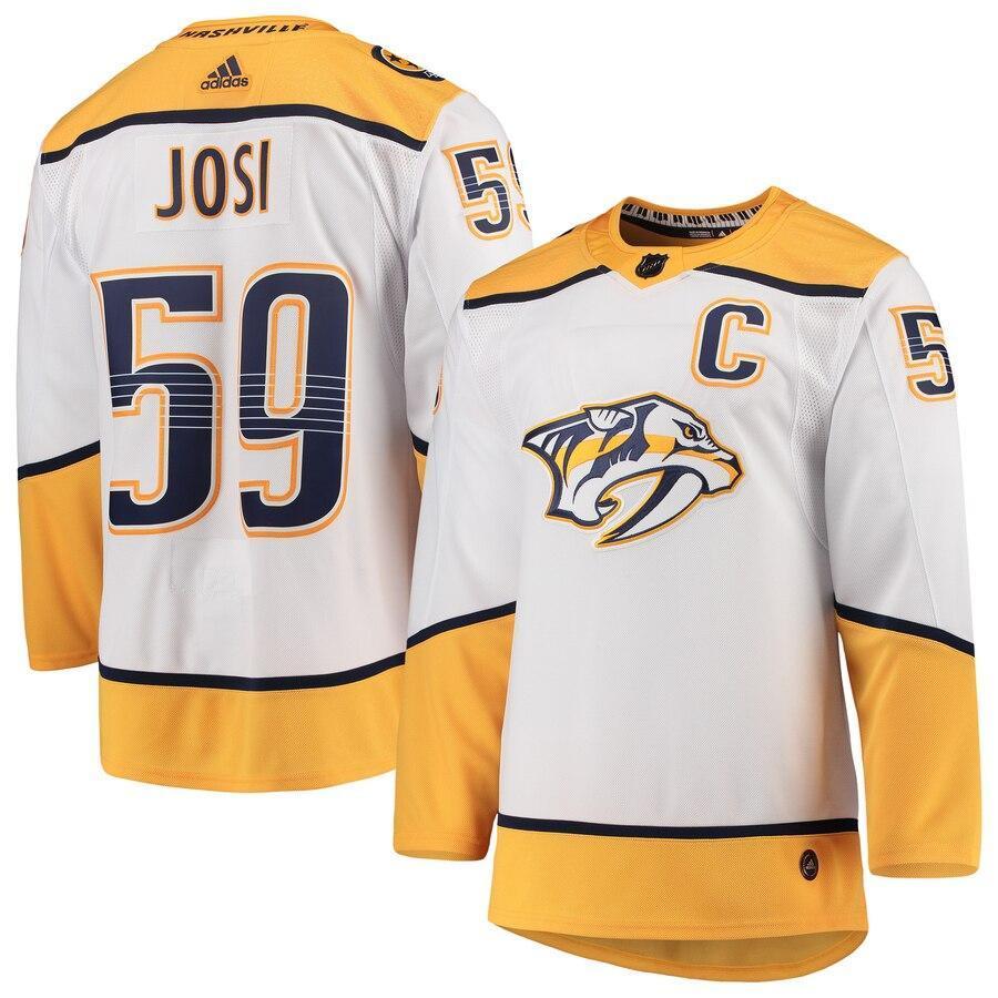 Roman Josi Nashville Predators Away Authentic Player Jersey – White