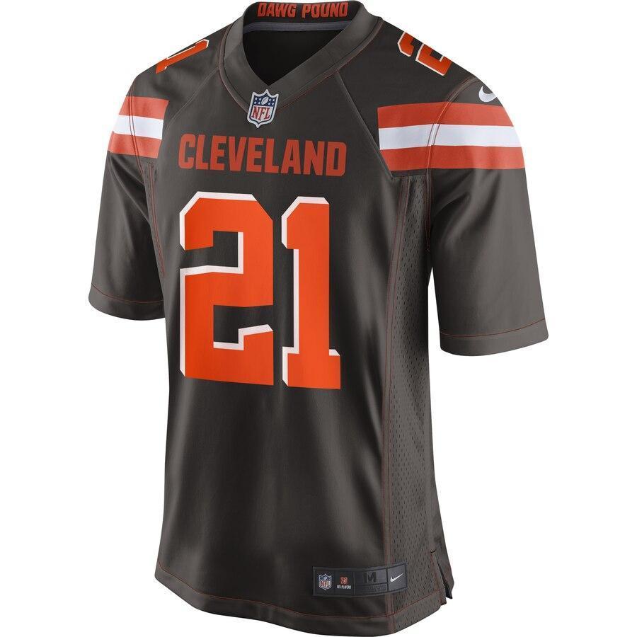 Denzel Ward 21 Cleveland Browns Game Player Jersey