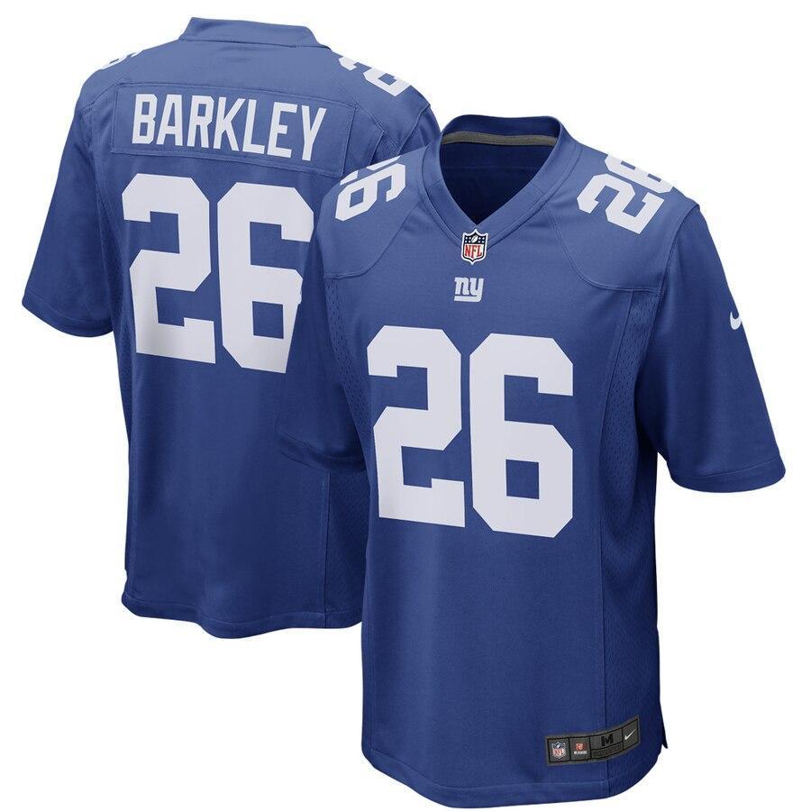 Saquon Barkley 26 New York Giants Game Jersey