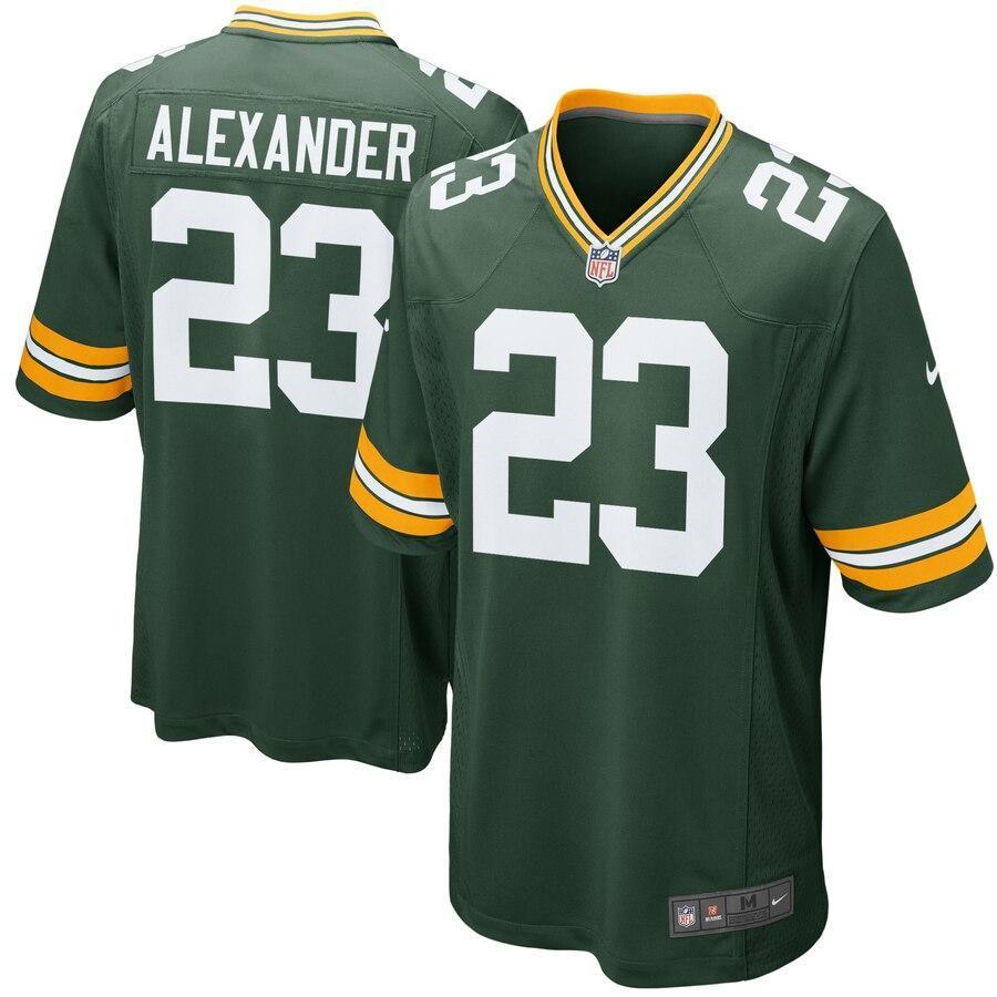 Jaire Alexander 23 Green Bay Packers Green Game Jersey