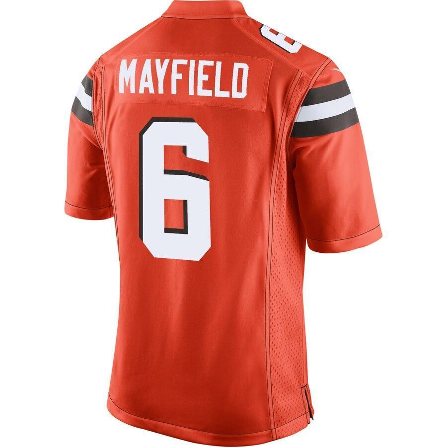 Baker Mayfield 6 Cleveland Browns Orange Game Jersey