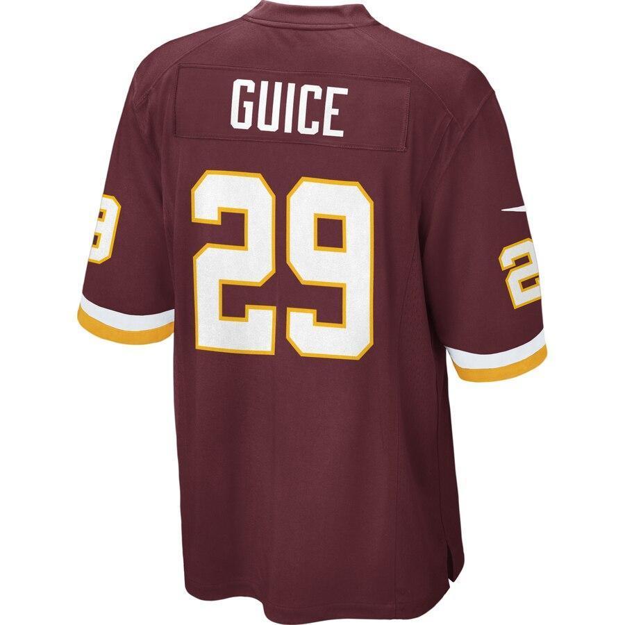 Derrius Guice 29 Washington Redskins Burgundy Game Jersey