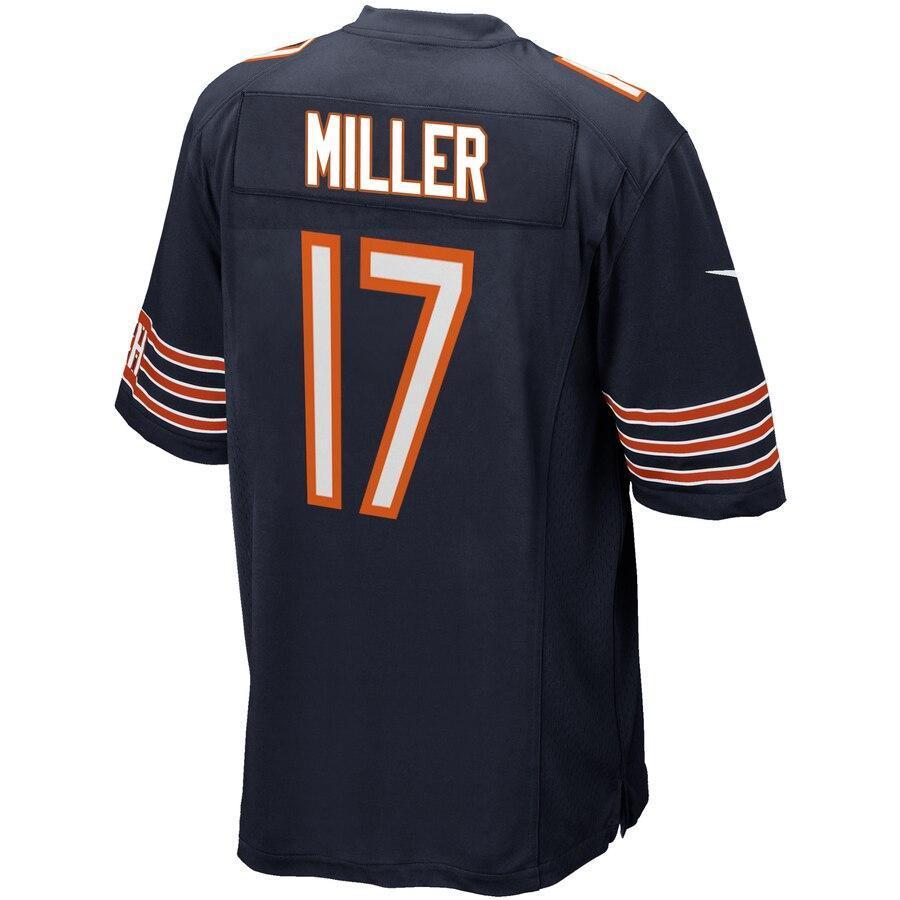 Anthony Miller 17 Chicago Bears Navy Game Jersey