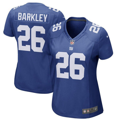 Saquon Barkley 26 New York Giants Women's Royal Game Jersey