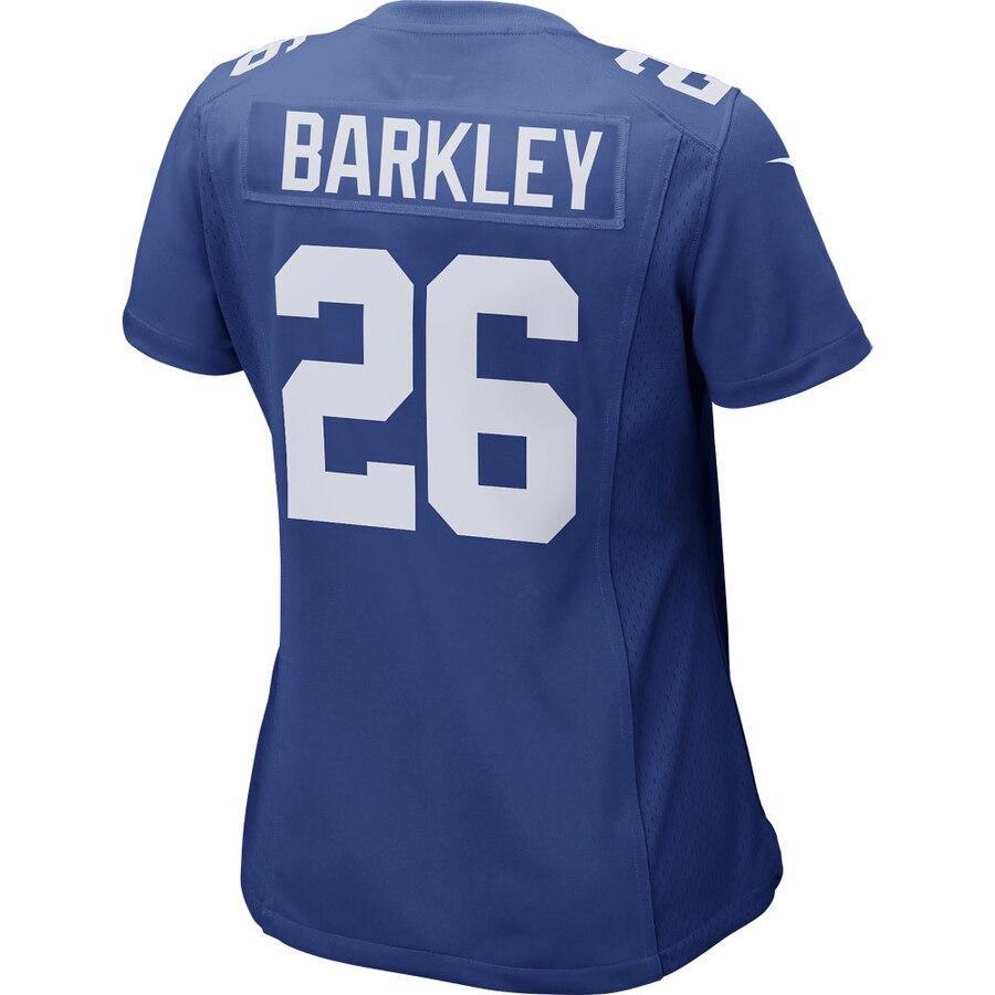 Saquon Barkley 26 New York Giants Women's Royal Game Jersey