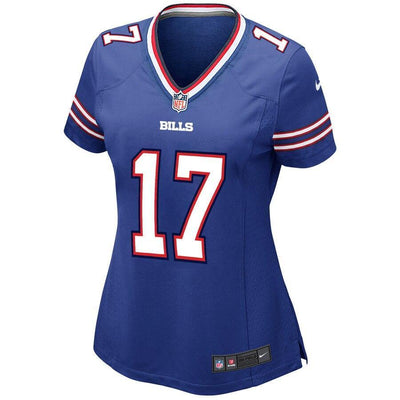 Josh Allen 17 Buffalo Bills Women's Royal Game Jersey