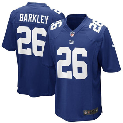 Saquon Barkley 26 New York Giants Youth Game Jersey