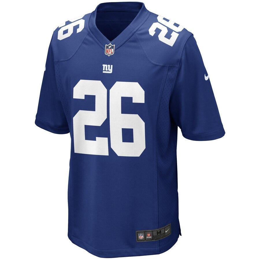 Saquon Barkley 26 New York Giants Youth Game Jersey