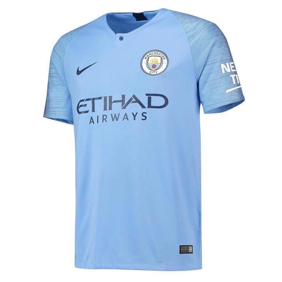 Manchester City Nike 2018/19 Home Replica Jersey – Light Blue