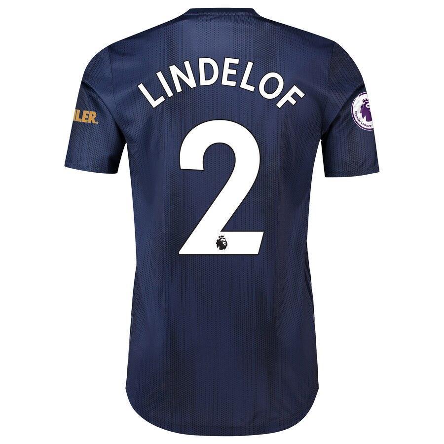 Victor Lindelof Manchester United adidas 2018/19 Third Authentic Player Jersey – Navy