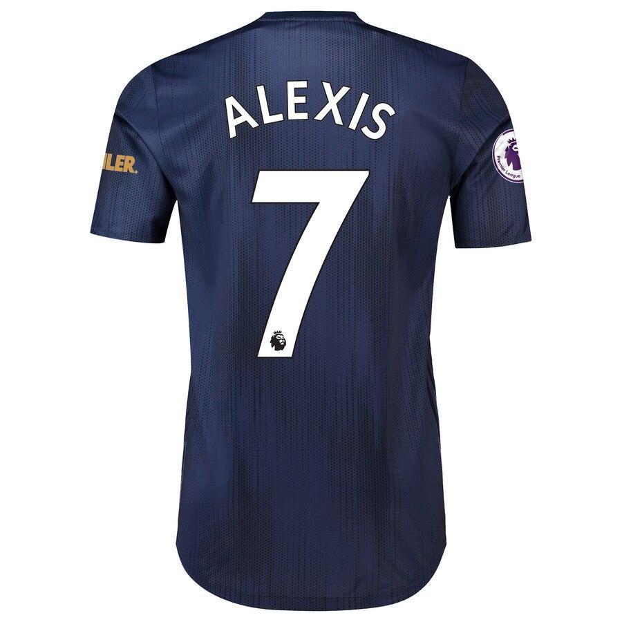 Alexis Sanchez Manchester United adidas 2018/19 Third Authentic Player Jersey – Navy
