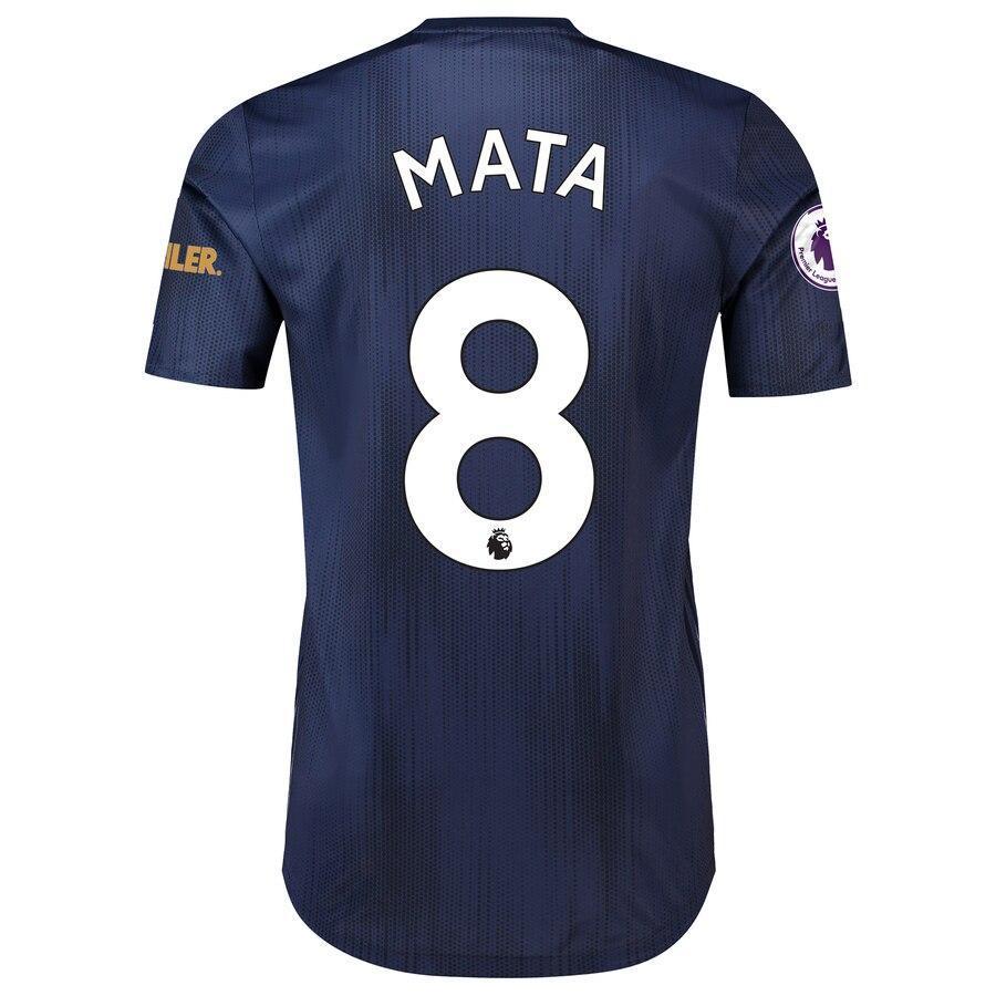 Juan Mata Manchester United adidas 2018/19 Third Authentic Player Jersey – Navy