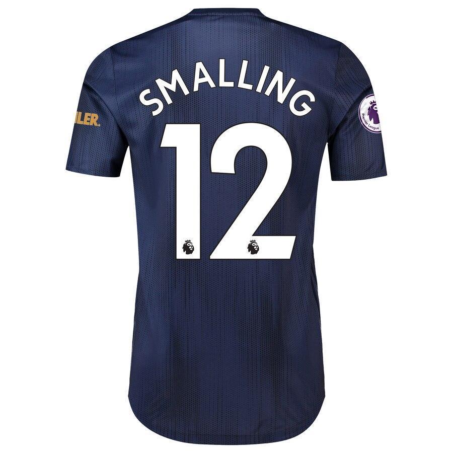 Chris Smalling Manchester United adidas 2018/19 Third Authentic Player Jersey – Navy