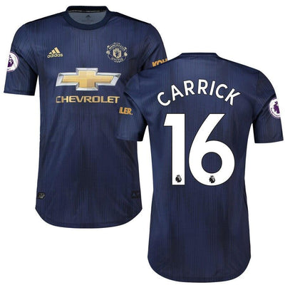 Michael Carrick Manchester United adidas 2018/19 Third Authentic Player Jersey – Navy
