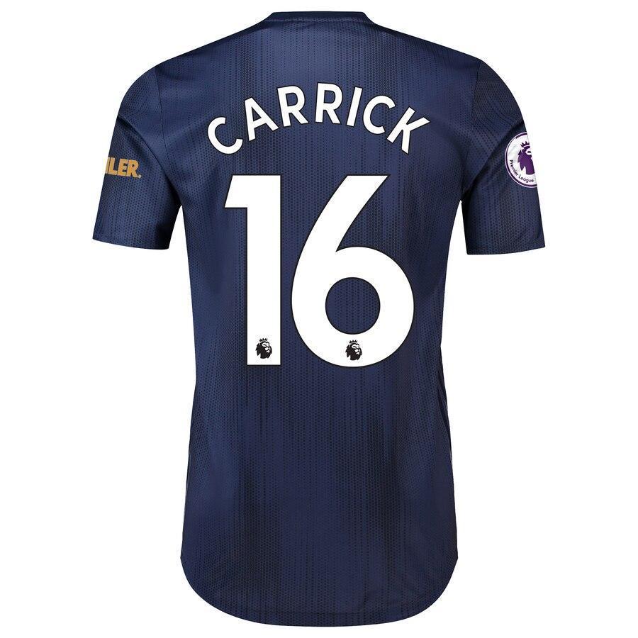 Michael Carrick Manchester United adidas 2018/19 Third Authentic Player Jersey – Navy