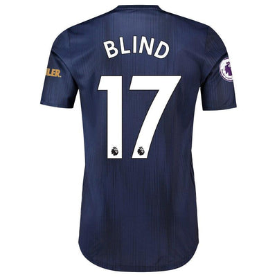 Daley Blind Manchester United adidas 2018/19 Third Authentic Player Jersey – Navy