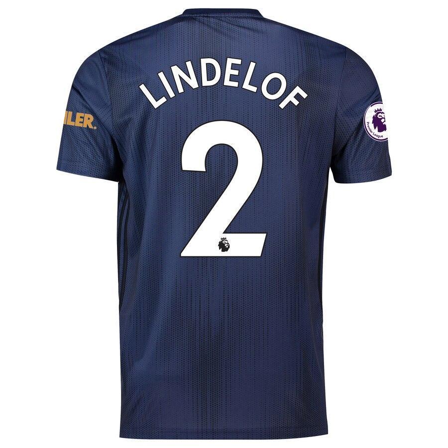 Victor Lindelof Manchester United adidas 2018/19 Third Replica Player Jersey – Navy