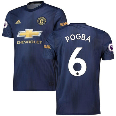 Paul Pogba Manchester United adidas 2018/19 Third Replica Player Jersey – Navy