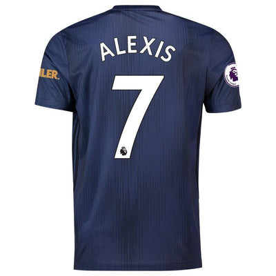 Alexis Sanchez Manchester United adidas 2018/19 Third Replica Player Jersey – Navy