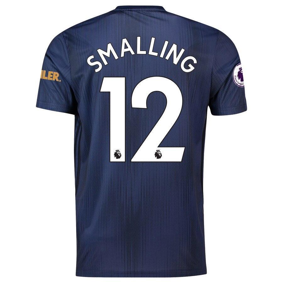 Chris Smalling Manchester United adidas 2018/19 Third Replica Player Jersey – Navy