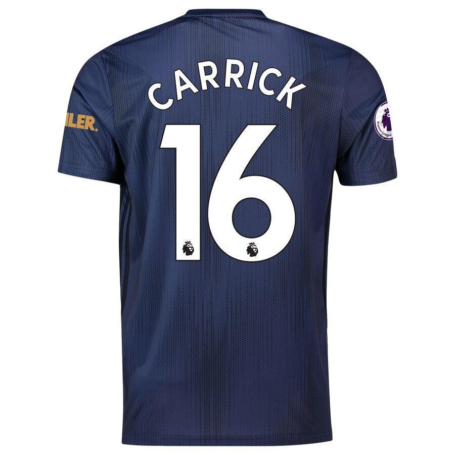 Michael Carrick Manchester United adidas 2018/19 Third Replica Player Jersey – Navy