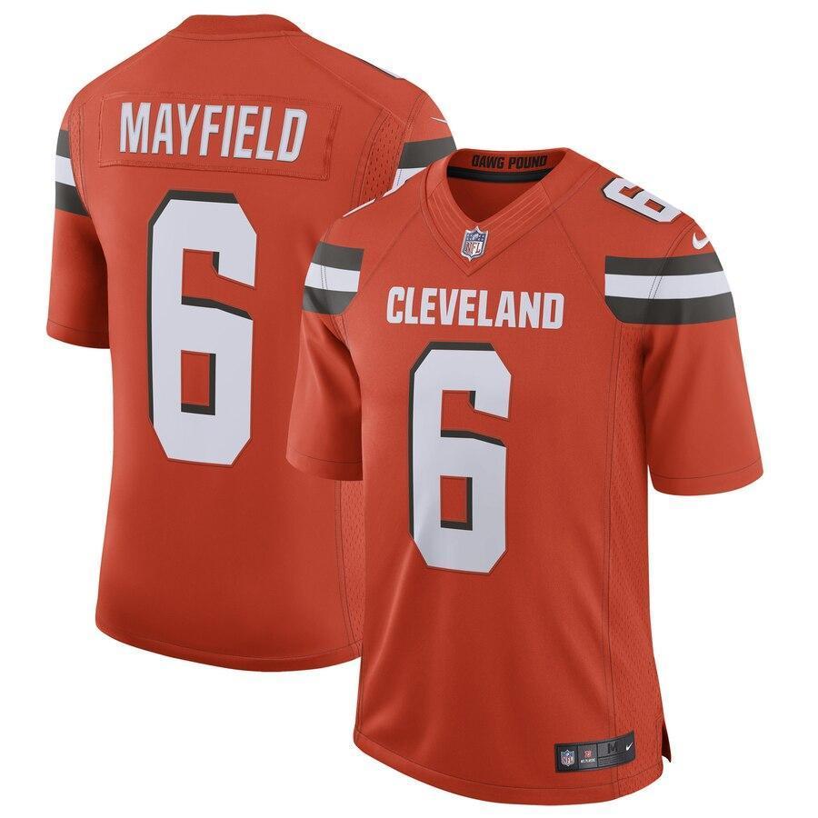 Baker Mayfield 6 Cleveland Browns Speed Machine Limited Jersey