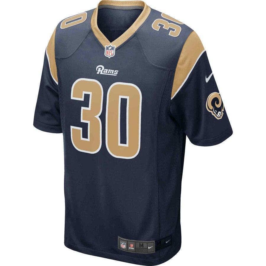 Todd Gurley II 30 Los Angeles Rams Player Game Jersey