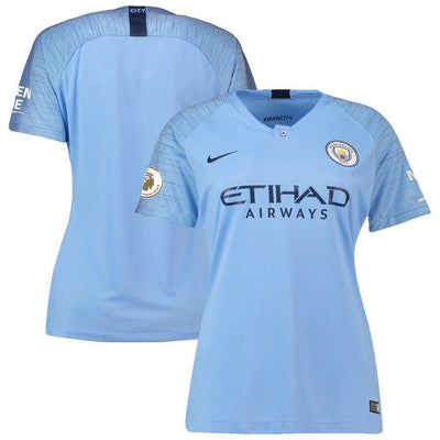 Manchester City Nike Women's 2018/19 Home Stadium Replica Jersey – Blue
