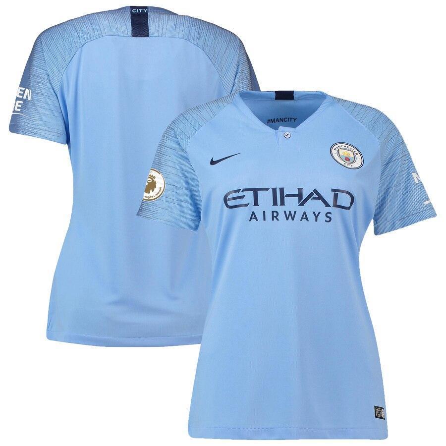Manchester City Nike Women's 2018/19 Home Stadium Replica Jersey – Blue