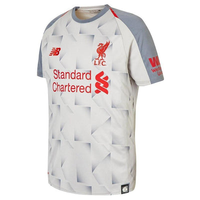 Liverpool New Balance 2018/19 Third Replica Patch Jersey – Gray