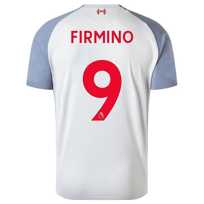 Roberto Firmino Liverpool New Balance Youth 2018/19 Third Replica Player Jersey – Gray