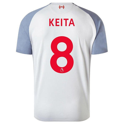 Naby Keita Liverpool New Balance Youth 2018/19 Third Replica Player Jersey – Gray