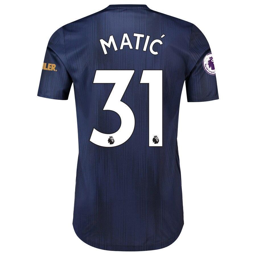 Nemanja Matic Manchester United adidas 2018/19 Third Authentic Player Jersey – Navy