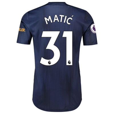 Nemanja Matic Manchester United adidas 2018/19 Third Authentic Player Jersey – Navy