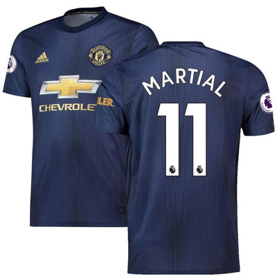 Anthony Martial Manchester United adidas 2018/19 Third Replica Player Jersey – Navy