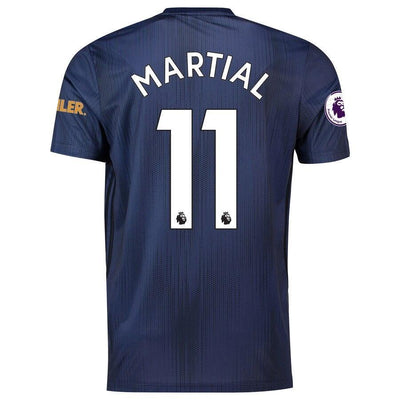 Anthony Martial Manchester United adidas 2018/19 Third Replica Player Jersey – Navy