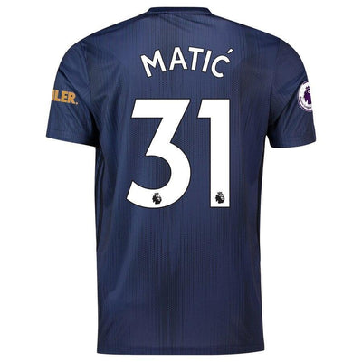 Nemanja Matic Manchester United adidas 2018/19 Third Replica Player Jersey – Navy