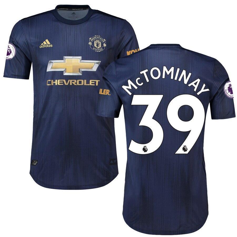Scott McTominay Manchester United adidas 2018/19 Third Authentic Player Jersey – Navy