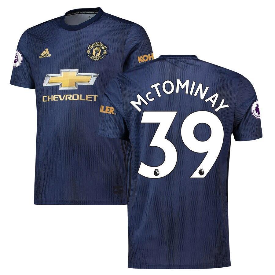 Scott McTominay Manchester United adidas 2018/19 Third Replica Player Jersey – Navy